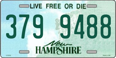 NH license plate 3799488