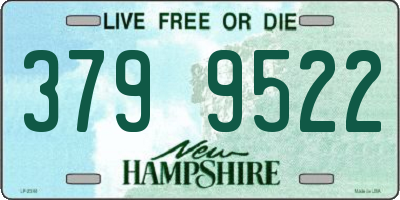 NH license plate 3799522