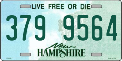 NH license plate 3799564