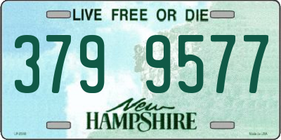 NH license plate 3799577