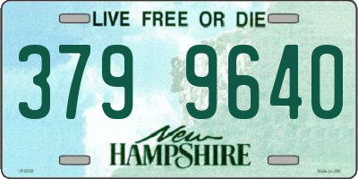 NH license plate 3799640