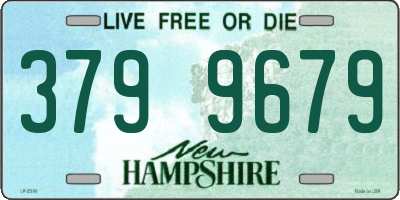 NH license plate 3799679