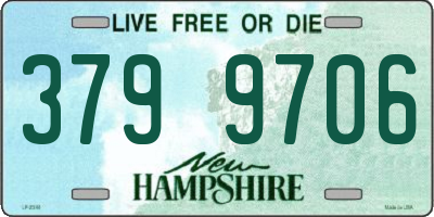 NH license plate 3799706
