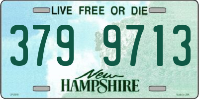 NH license plate 3799713