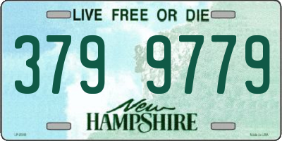 NH license plate 3799779
