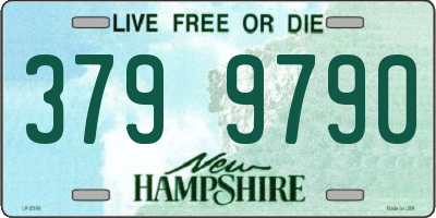 NH license plate 3799790