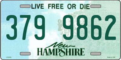 NH license plate 3799862