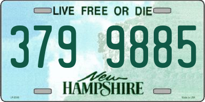 NH license plate 3799885
