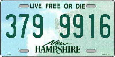 NH license plate 3799916