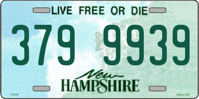 NH license plate 3799939