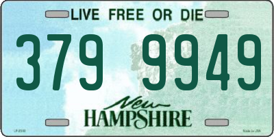 NH license plate 3799949