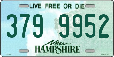 NH license plate 3799952