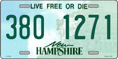 NH license plate 3801271
