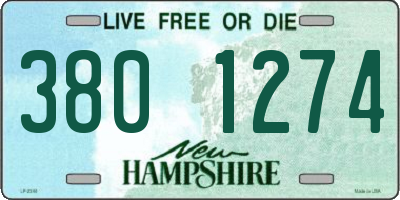 NH license plate 3801274