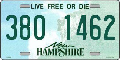 NH license plate 3801462