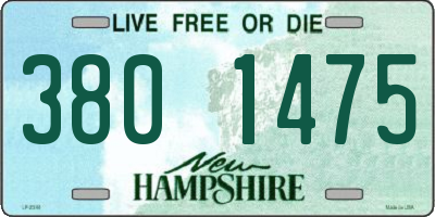NH license plate 3801475