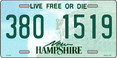 NH license plate 3801519