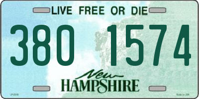 NH license plate 3801574