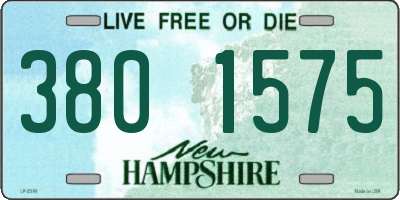 NH license plate 3801575