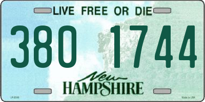 NH license plate 3801744