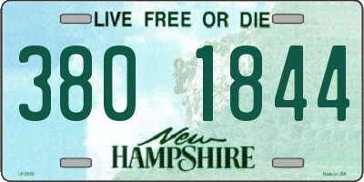 NH license plate 3801844