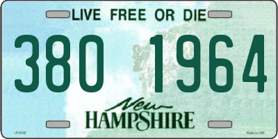 NH license plate 3801964