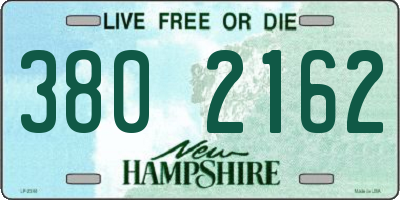 NH license plate 3802162