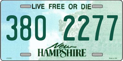 NH license plate 3802277