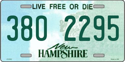 NH license plate 3802295