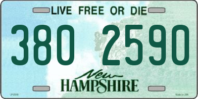 NH license plate 3802590