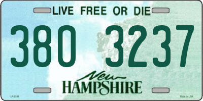 NH license plate 3803237