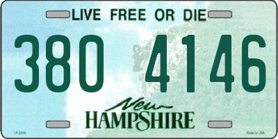 NH license plate 3804146