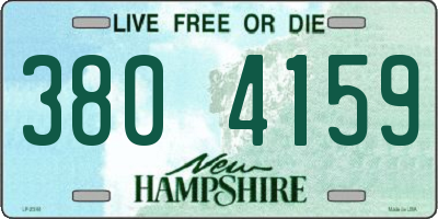 NH license plate 3804159
