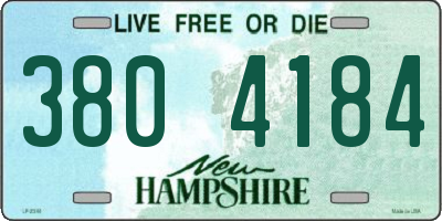NH license plate 3804184