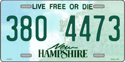 NH license plate 3804473