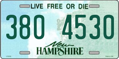 NH license plate 3804530