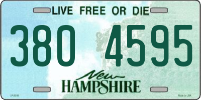 NH license plate 3804595