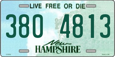NH license plate 3804813