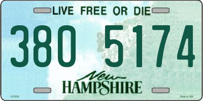 NH license plate 3805174