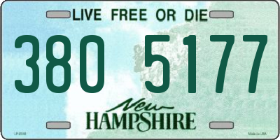 NH license plate 3805177