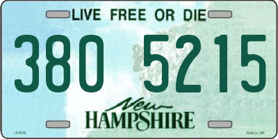NH license plate 3805215