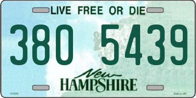 NH license plate 3805439