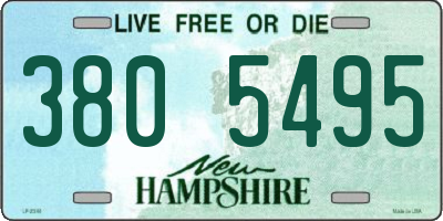 NH license plate 3805495