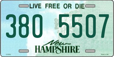 NH license plate 3805507