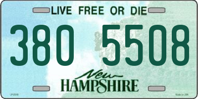 NH license plate 3805508