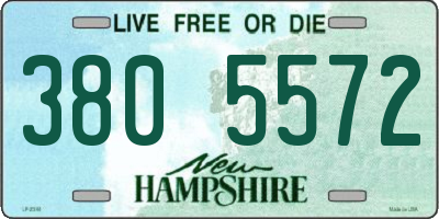 NH license plate 3805572