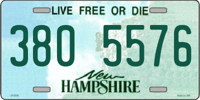 NH license plate 3805576