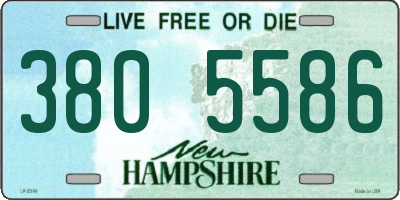 NH license plate 3805586