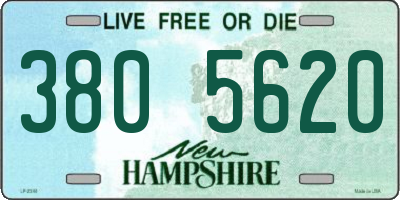 NH license plate 3805620