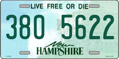 NH license plate 3805622